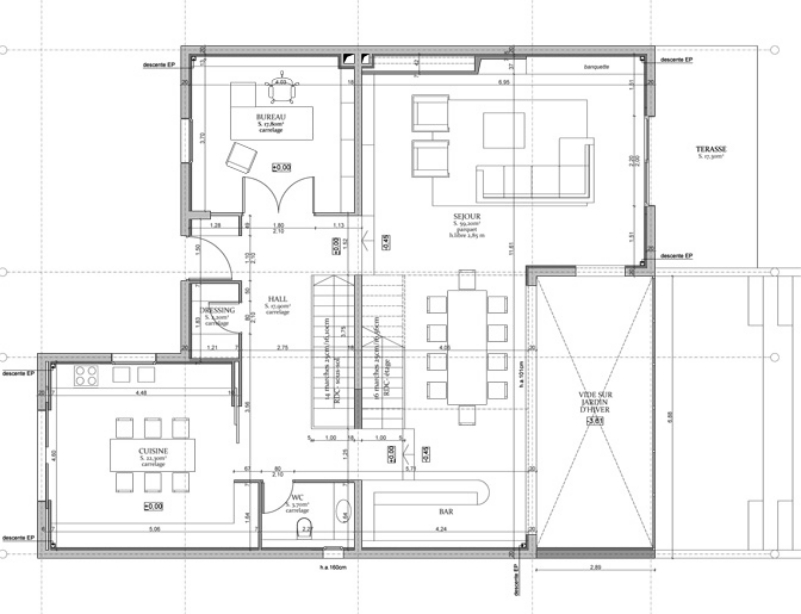 Saint-Brice-sous-for&ecirc;t, Restructuration de maison, 2014, Dragan Architecutre, Paris